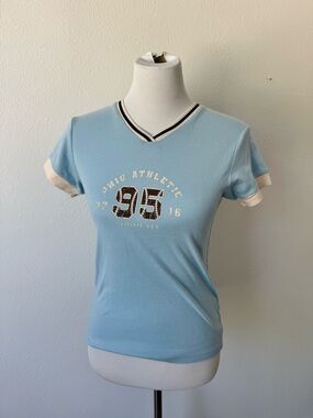 NWT Light Blue Urban Outfitters V Neck Tee